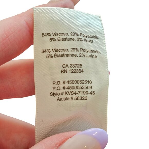 Wilfred Aritzia Speckled Dark Pencil Skirt Black Brown Sz XS - Picture 5 of 6